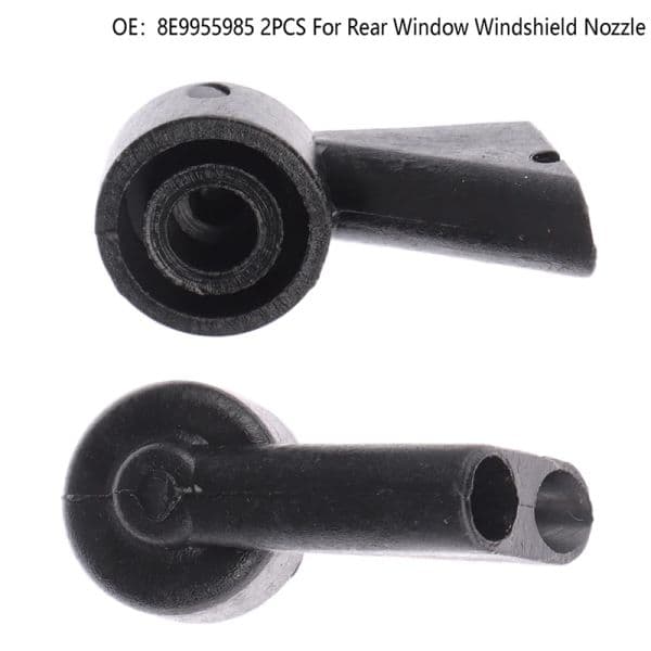 2Pcs 8E9955985 Plastic Rear Window Windshield Wiper Washer Nozzle Spray Jet Water