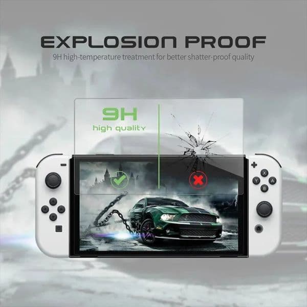 4PCS Tempered Glass for Nintendo Switch OLED 4 Pieces Screen Protector Film for Nintendos Switch Switch Lite Protective Glass