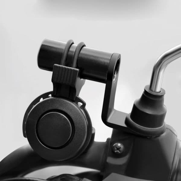 Bike Phone Holder Handlebar Stand Bike Rearview Mirror Mount Extender Bracket Cellphone Stand Universal Aluminum Alloy Clamp
