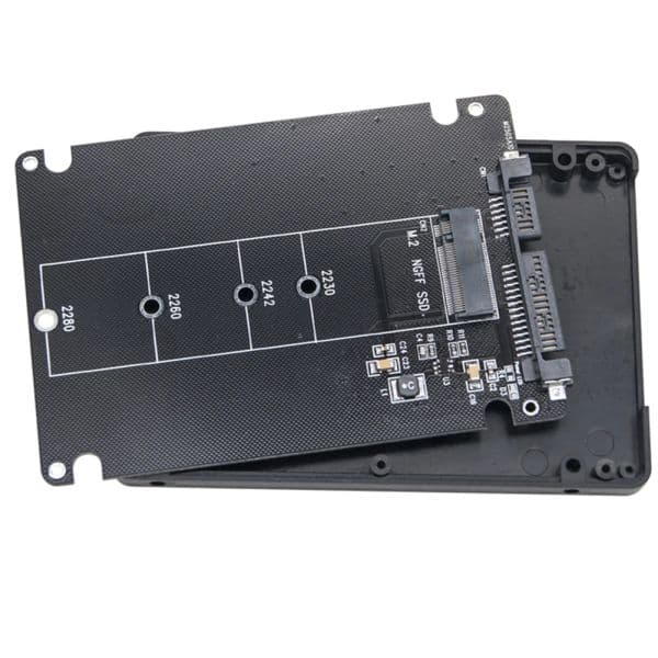 M.2 NGFF SSD To 2.5inch SATA3 Enclosure Adapter Converter Case Enclosure 6Gbps Converter Adapter for PC Desktop