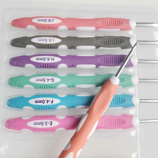 9Pcs/Set 2023 Crochet Needles Sewing Accessories Knitting Needle Crochet Hook DIY Hand-made Tool Sweater Needle Haaknaalden