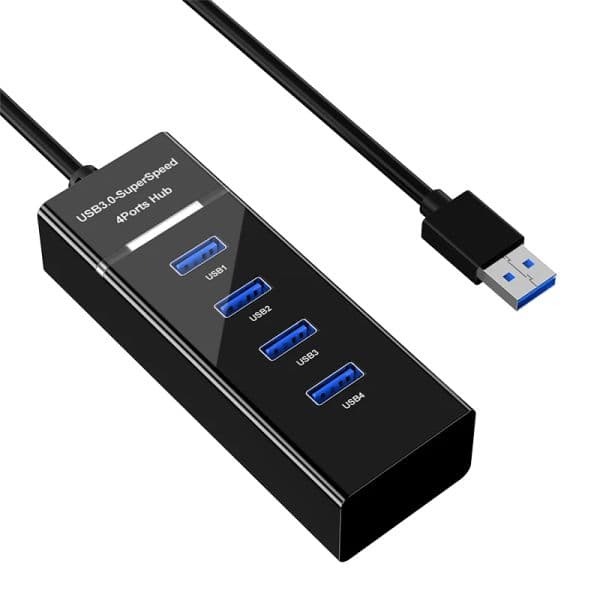 USB Hub Splitter Extender 4-port 5Gbps USB3.0 Adapter High-speed Splitter Notebook One-to-four Extender 3 0 Hub for Windows PC