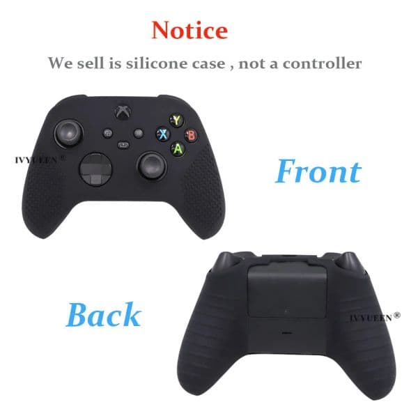 IVYUEEN Anti-Slip Protective Skin for XBox Series X S Core Controller Silicone Case Grip MixColor Protector Cover