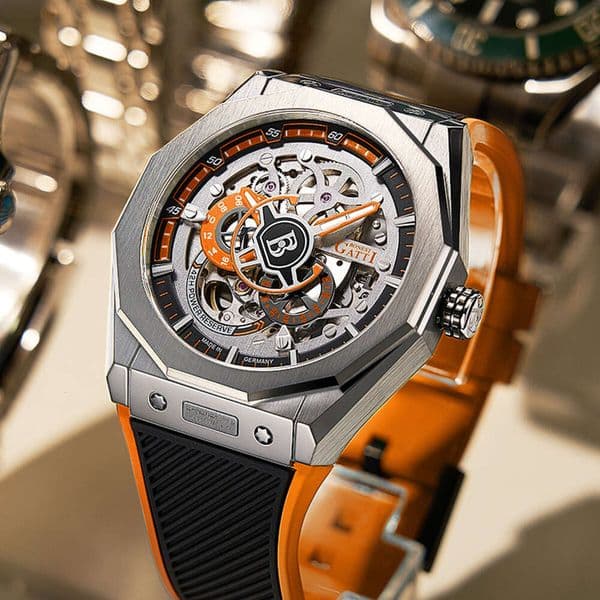 35 German Brand Bugatti Men's Mechanical Name Watch 95