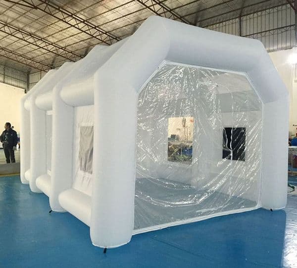 Free shipping Portable white Inflatable Spray Booth Tents Car Parking Tent Truck bus paint painting Workstation