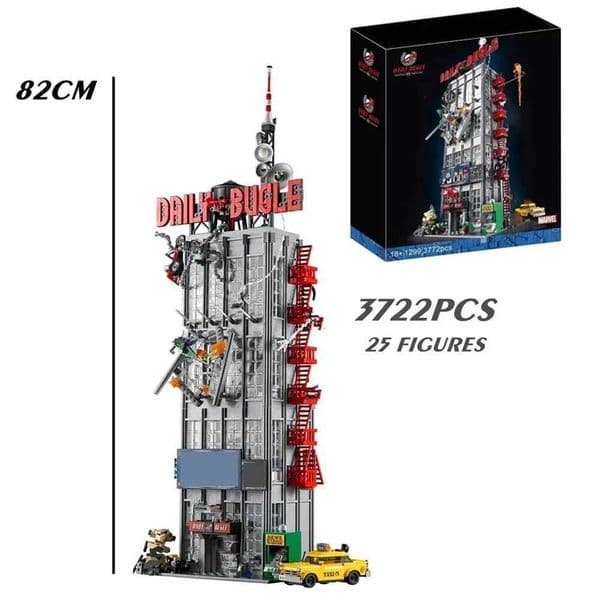 Blocks 3772PCS The Daily Bugle Newspaper Architecture Building Blocks Assemble Bricks Toy Anniversary Set For Children Kid Gif241112V563 C251011