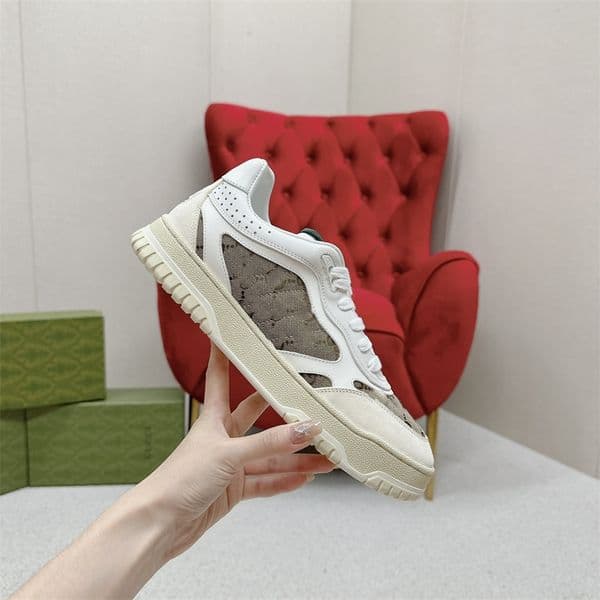 Designer Sneakers ACE comfort Brand Wheel Trainers Luxury Canvas Sneaker Fashion Platform Solid Heighten Shoe high cut low Rhyton With Box TOP version