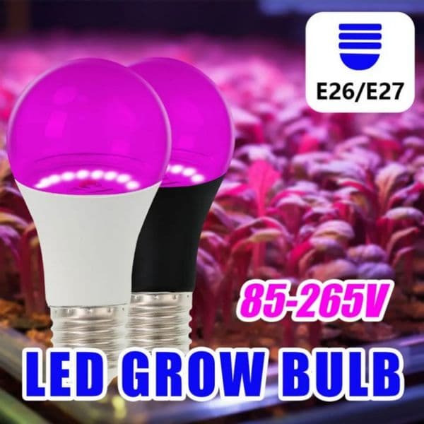 9w Plant LED Grow Light Bulb Full Spectrum Phytolamp Indoor Flower Seeds Hydroponics LED Phyto Lamp For Plant Cultivation Growbox