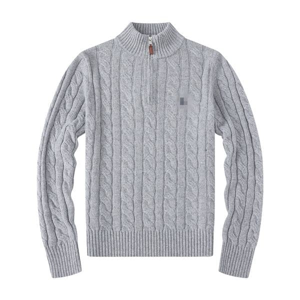 ly Women Spring And Autumn New High Quality y Tracksuit Casual Half Polo Zipper Letter Embroidery Men's Sweater ys Fcf