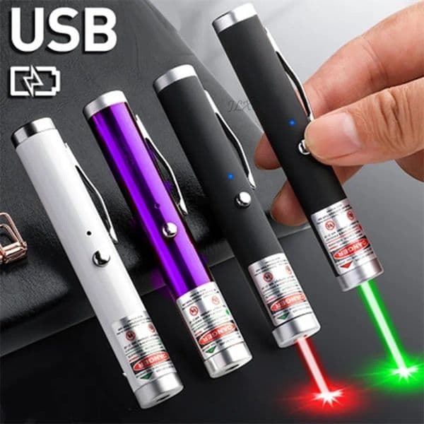 wholesale Laser Pointer USB Charging Green Laser Powerfulr Super Power Pen 711 Red Dot 532nm Continuous Line Hunting Laser Equipment