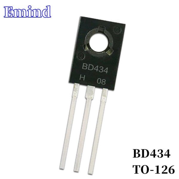 10/20/30Pcs BD434 DIP Transistor TO-126 Type NPN Bipolar Amplifier Transistor 22V/7A