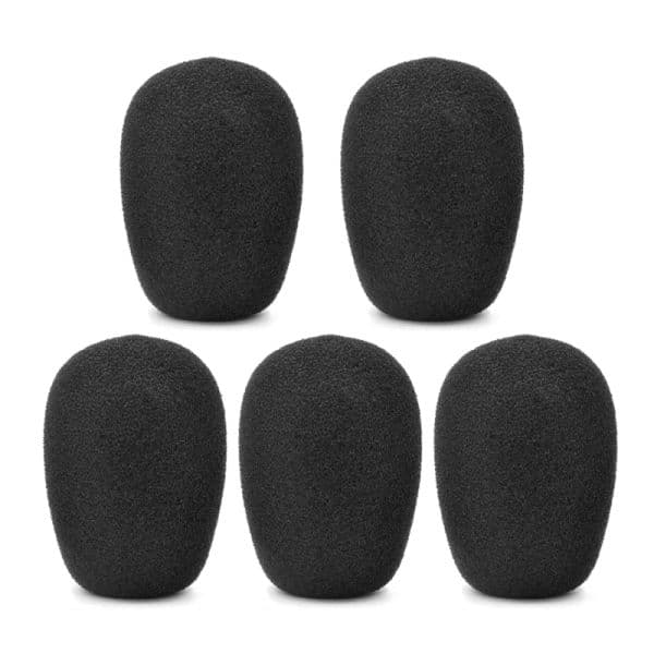 5pcs Microphone Filter Cover for Razer BlackShark V2 Headset Mics Foam Professional Mic Windscreen Wind Cover