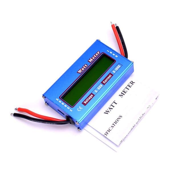 Digital Wattmeter Power Meter DC 60V 100A Balance Voltage Battery Power Analyzer RC Watt Meter Checker Balancer Charger RC Tools