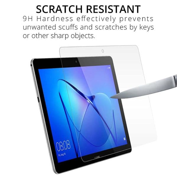 2PCS Tablet Glass For Huawei Honor 5 Matepad M5 Lite C5 T8 M1 M2 M3 8.0 M6 8.4 7.0 Screen Protector Protective Film Accessories