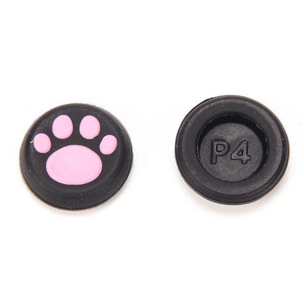 2Pcs Silicone Cat Paw Analog ThumbStick Grips Caps Gamepad Joystick Cover Case For Sony PS5/PS4/PS3 For XBOXONE/360 Controller