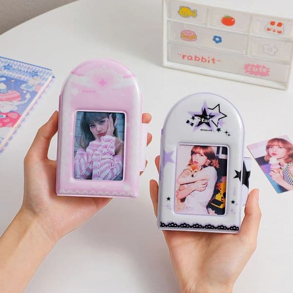 INS 3 Inch Photocard Holder 40 Pockets Photo Album Korean Kpop Idol Postcards Collect Book Mini Instax Photos