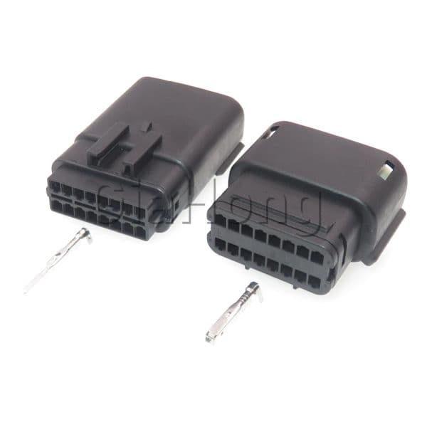 1 Set 16 Ways Auto Headlight Socket For Buick Ford 33472-1601 33482-1601 Car Wiring Terminal Plug 33472-1740 33472-1606