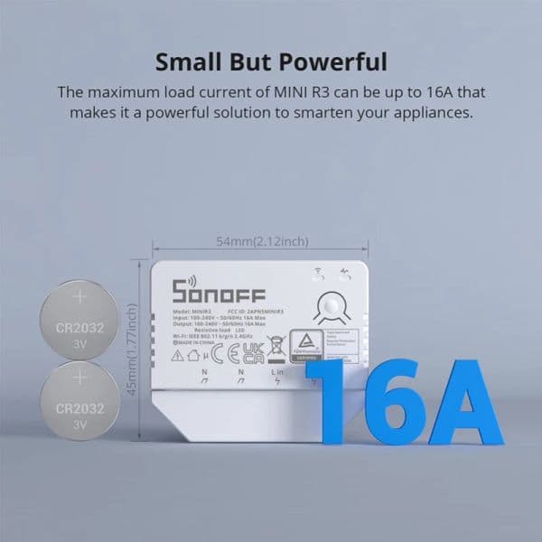 Sonoff Wifi Mini R2/MINI R3/S-MATE/DUAL R3/DUALR3 Lite/ZBMINI-L2 Smart Switch 2 Way No Neutral Wire Alexa Google Home Ewelink