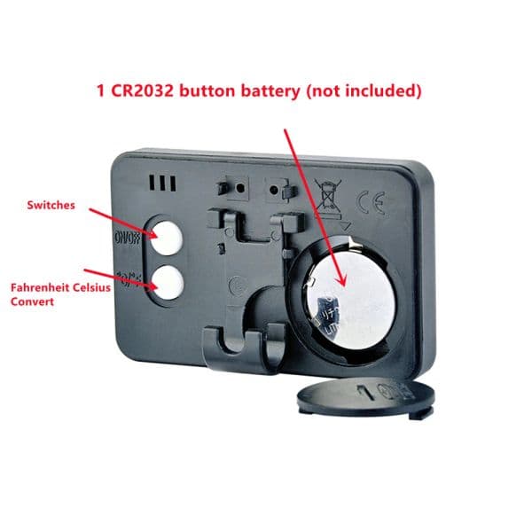 New new Household Thermometer 2025 Digital Multi-Purpose Bedroom Basement Cold Storage Refrigerator Hook type temperature gauge