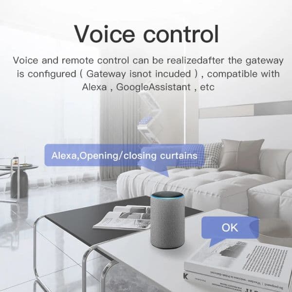 Tuya Smart Home Automatic Curtain Robot WiFi Bluetooth Electric Intelligence Curtain Pusher APP Control Alexa Google Voice