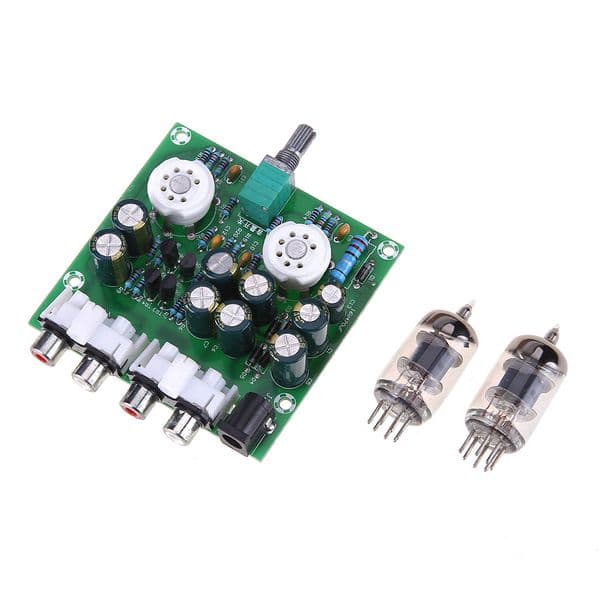6J1 Hifi Stereo Electronic Tube Preamplifier Board Finished Preamp Amplifer