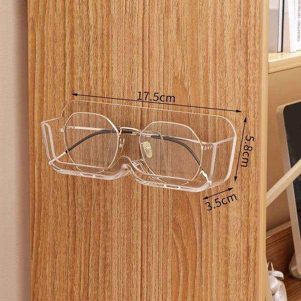 Cabinet Glasses Storage Box Wall Mounted Sunglasses Storage Rack High End Glass Display Holder Bedroom Glasses Storage Organizer