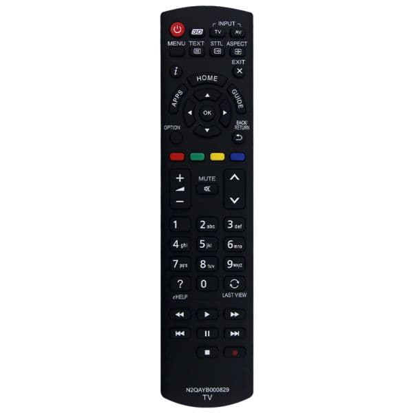 N2QAYB000829 Remote Control Compatible with Panasonic TV TA-60AS650 TX-39AEW654 TX-40AX630E TX-40AXW634 TX-L42ET60 TX-LR50ET60