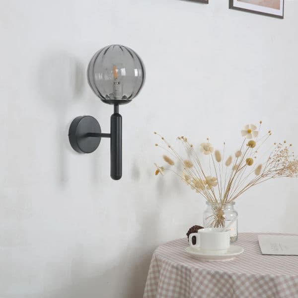 Nordic Wall Lamp Modern Bedroom new Beside Glass Ball LED Wall 2025 Lights Fixtures TV background Lighting Bathroom Mirror Stair Light