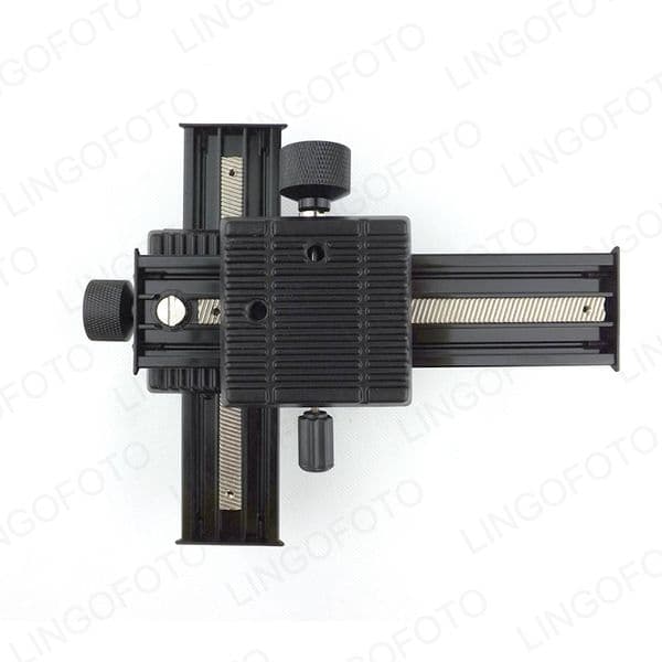 Universal 4 Way Macro Focusing Rail Slider Tripod Bracket LC2405