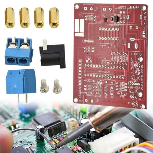 GM328 Transistor Tester Diode Capacitance ESR Voltage Frequency Meter LCD Color Screen Auto Shutdown with Rotary Switch DIY