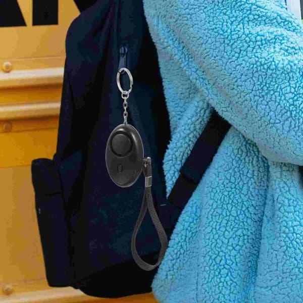 2 Pcs 130Db Personal Alarm Emergency Personal Security Alarm with LED Flashlight Safety Defense for Women/Night
