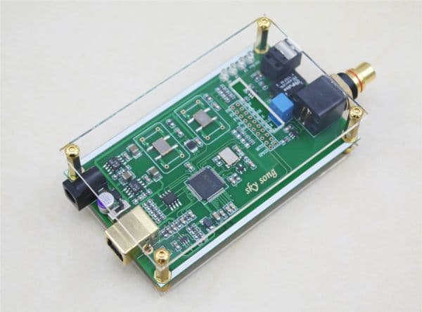 XMOS XU208 asynchronous USB coaxial fiber output digital interface IIS DSD256 spdif dop64