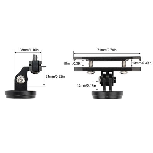 GUB Bike Lamp Bracket Holder Aluminum Alloy Rear Lights Support Shockproof Anti Slip Adjustable Angle for Garmin Varia Radar
