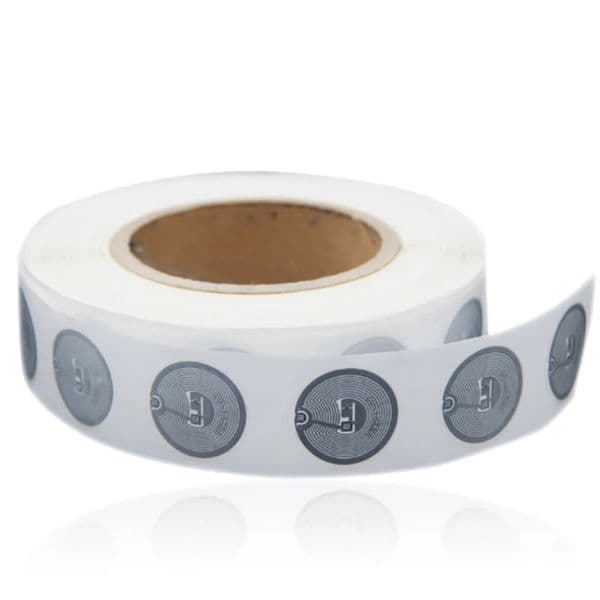 5Pcs 25MM 13.56Mhz UID Changeable S50 1K NFC Sticker Wet Inlay NFC Tag Block 0 Rewritable Clone