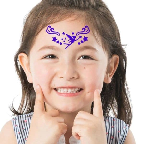 10Pcs Body Painting Face Art Stencils Paint Template Temporary Reusable Tattoos For Halloween Birthday Party DIY Paint Template