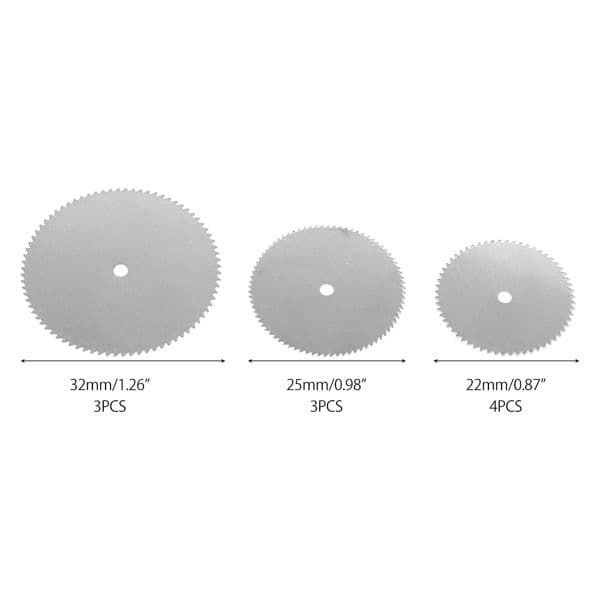 11-60pc Saw Blades Dremel Tool Mini Cutting Disc for Rotory new Accessories 2025 Dia Grinding Wheel Circular Woodworking Cutting Disc