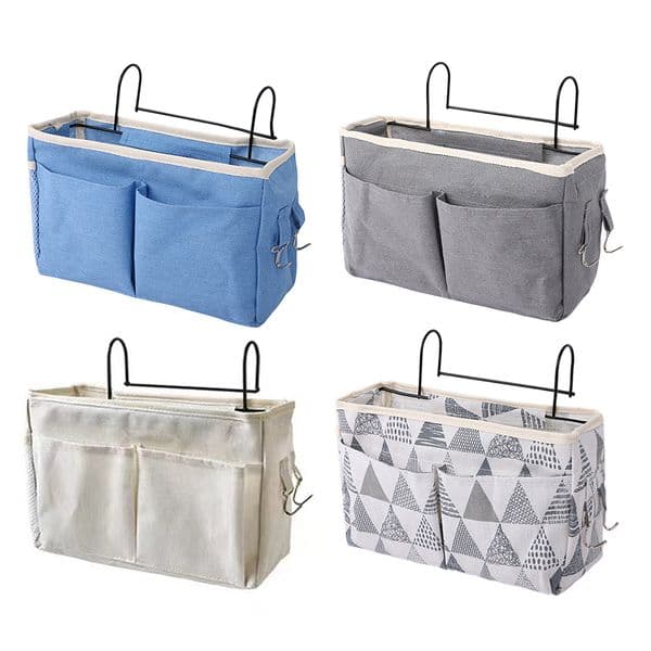 Couch Storage Organizer Bed Holder Pockets Bedside Storage Organizer Bed Desk Bag Sofa TV Remote Control Hanging