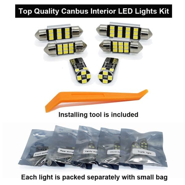 Zoomsee For Volvo V50 V60 V70 S40 S60 S80 XC60 XC70 XC90 C30 C70 Car Dome Reading Trunk Canbus Vehicle Interior LED Light Kit
