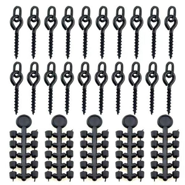 Protable Terminal Tackle Plastic Carp Bait Stop Pop Up Peg Pellet Holder Fishing Boilie Chod Screw