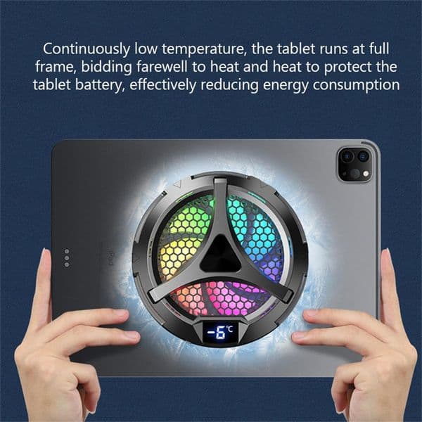 X42 Fan Phone Magnetic Cooler for Dedicated Tablet With Aluminum Laptop Tablet Stand Radiator Peltier Cooler for IPad Phone