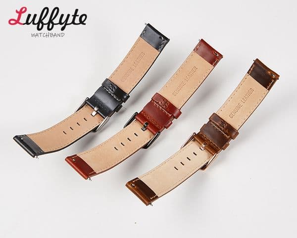 Genuine Leather Watchband Quick Release Bracelet 22mm/20mm/18mm Watch Band Bracelets Wristwatch 18/20/22 Mm Strap