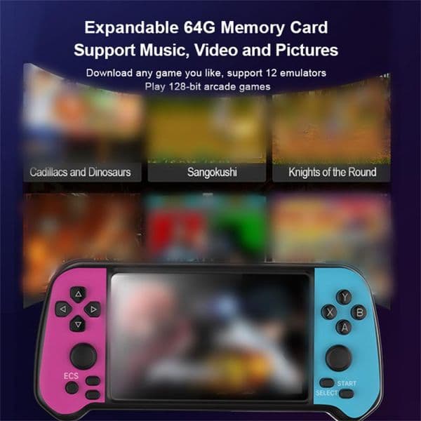 Q15 TV Video Game Console Built-in 500 Retro Handheld Game Player Console TV Game 500 In 1 Retro Handheld Classic Game Console