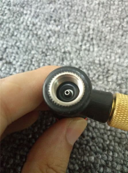 1 set Bicycle CO2 Pump Adapter MTB Road Bike Mini Portable Air Inflator Tire Dual Schrader & Presta Valve for 16g CO2 Cartridge