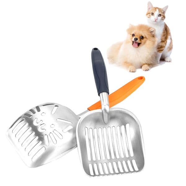 Cat Sand Cleaning Metal Scoop Cat Litter Shovel Pet Products Pet Cleanning Tool For Dog Cat Clean Feces Supplies