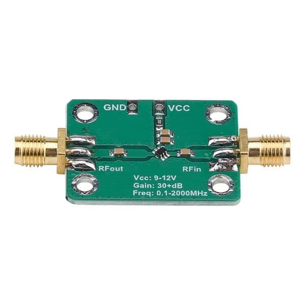 0.1-2000MHz 30dB Gain RF Broadband Amplifier Module For FM HF VHF/UHF 50Ω ubs High Frequency Amplifier Board Gain Module