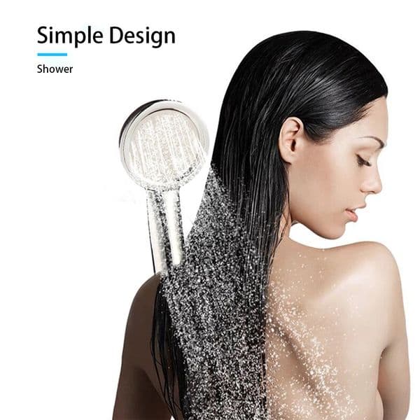 High Pressure Water Saving Shower Hand Shower Nozzle Toilet Bathroom Water Heater Bath Shower Head Hotel Household Accessories