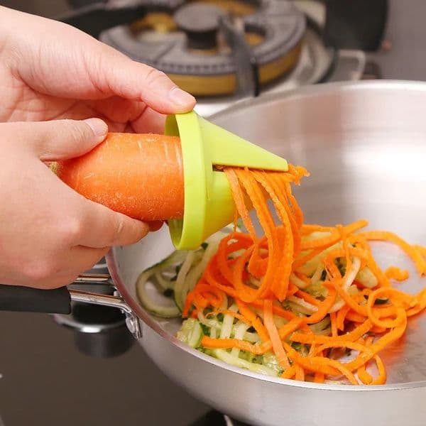 2025 Tools Vegetable Fruit Multi-function Spiral Peeler Manual Potato Carrot Radish Rotating Shredder Grater - for Kitchen