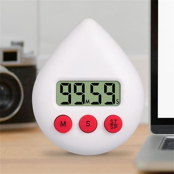 Counter Display Alarm Clock Manual Electronic Countdown Sports Sucker Digital Timer Kitchen Cooking Shower Study Stopwatch