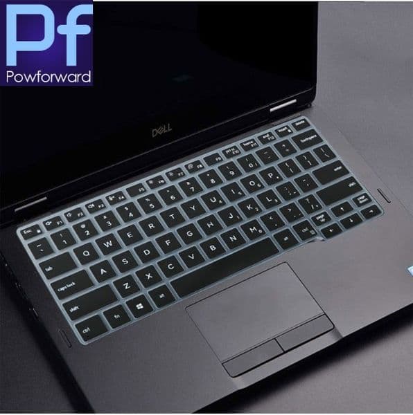 Silicone laptop Keyboard cover Protector for 13.3" Dell Latitude 5000 Series 5300 5310 Laptop and Dell Latitude 7000 7300 13.3"