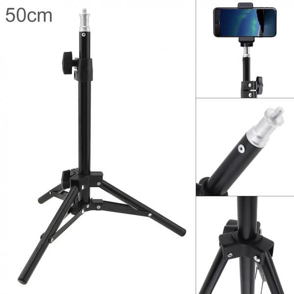 50cm 160cm Selfie 2025 Ring Fill Light Tripod Photography Light Stand Fit for Live / Photo / Studio / Video / new Lighting Studio Kits